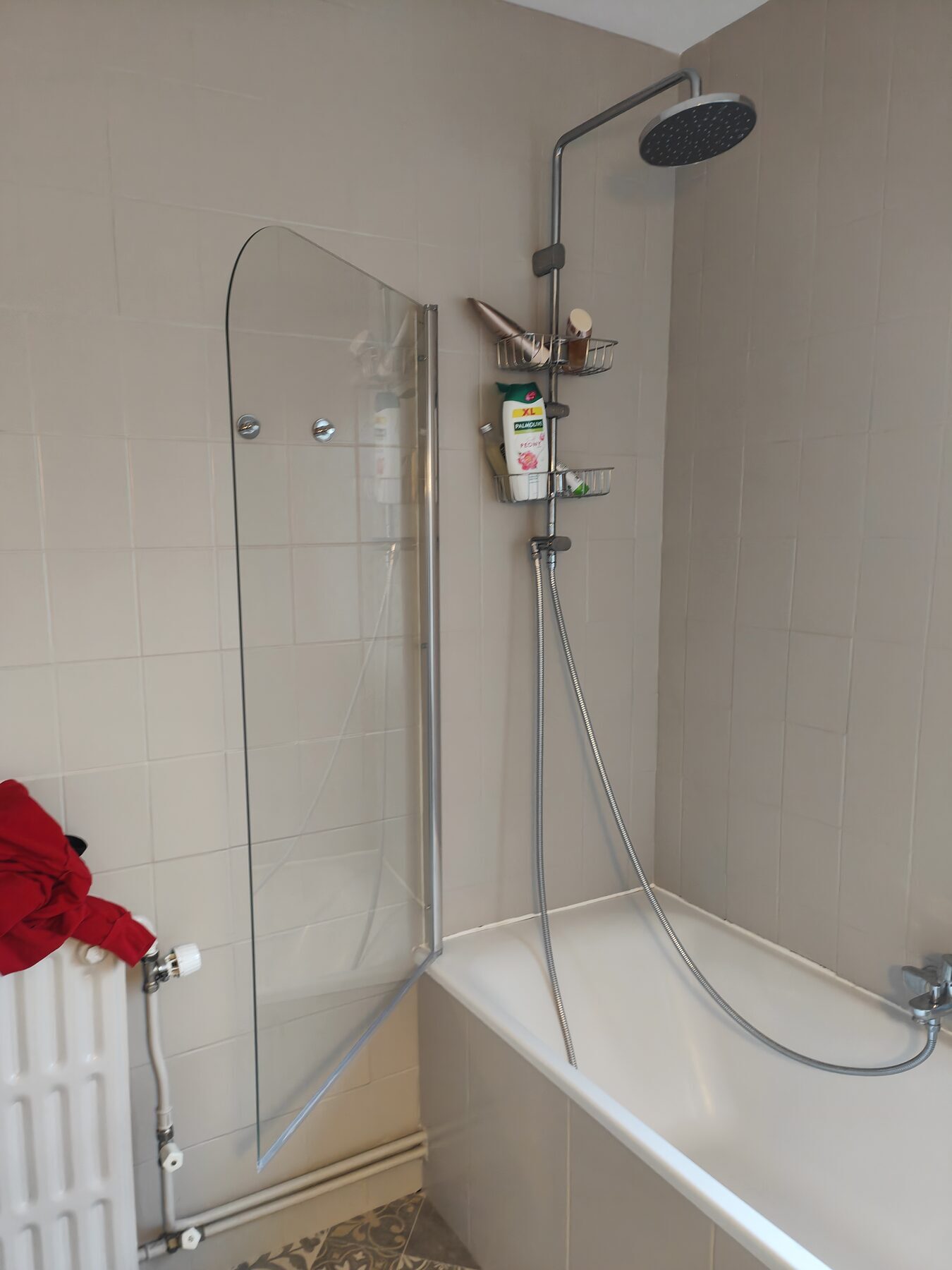 Changement vitre de douche
